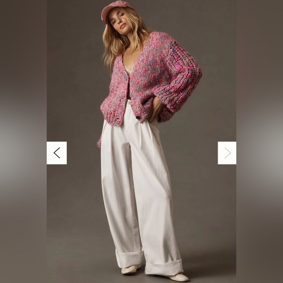 Line Speckled Cardigan Sweater - Picture 3 of 3